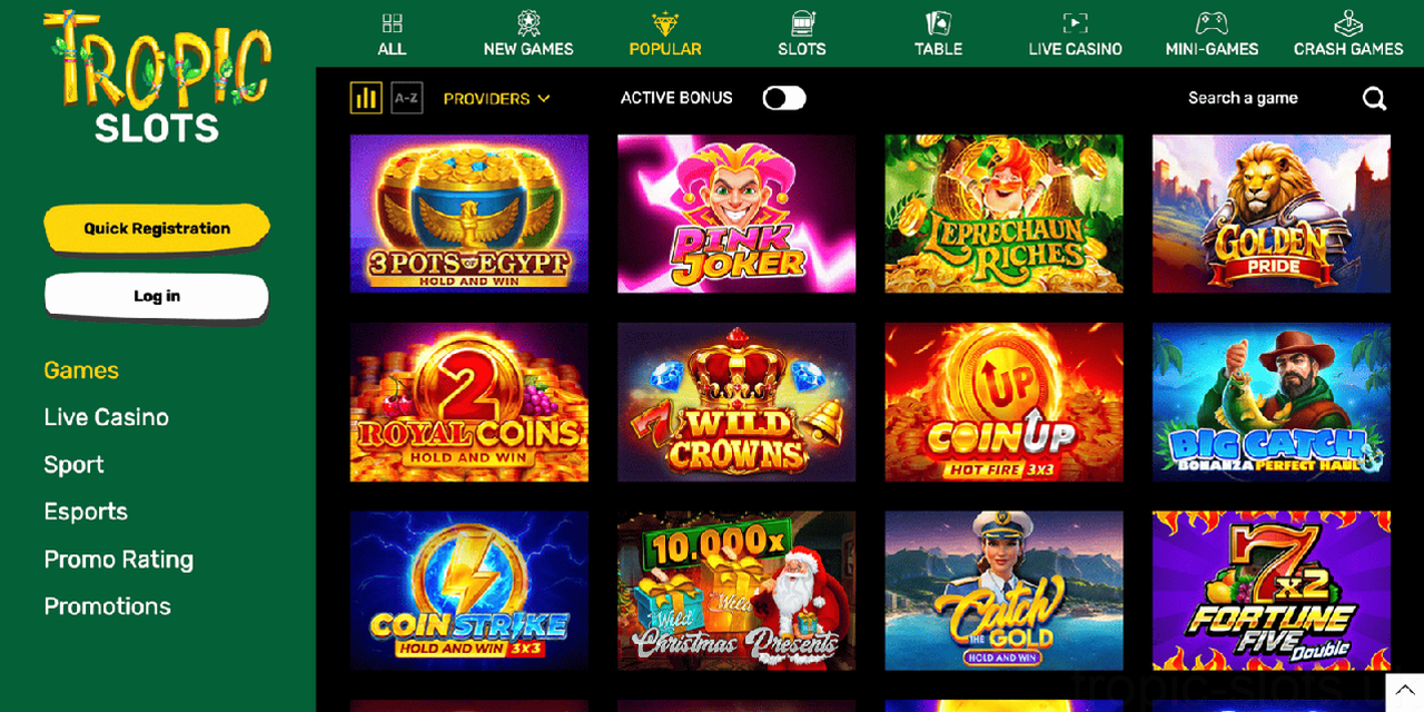 Tropicslots Casino Casino